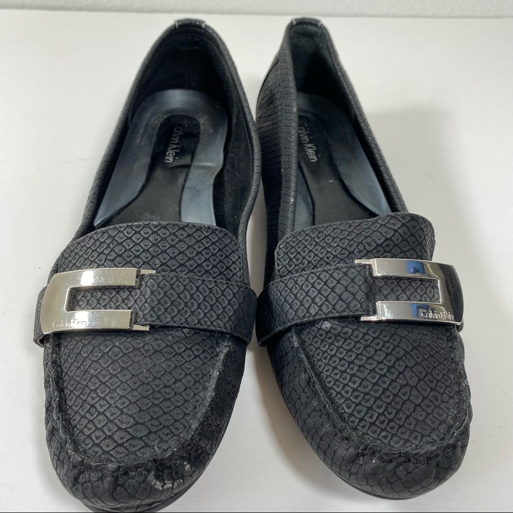 Calvin Klein black loafers 9.5